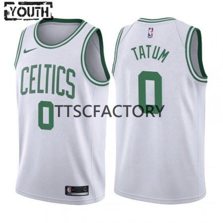 Maillot Basket Enfant Boston Celtics Jayson Tatum 0 Nike 2022-23 Association Edition Blanc Swingman